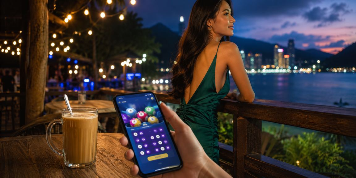 Pemain membeli tiket loteri digital di Langkawi melalui telefon mudah alih
